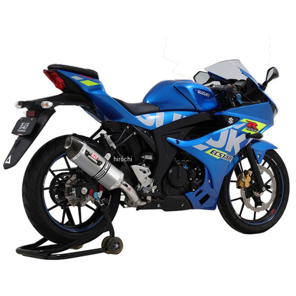ヨシムラ フルエキゾースト 機械曲R-77S サイクロン カーボンエンド EXPORT SPEC 政府認証 18年-22年 GSX-R125 SS 110A-525-5150 JP店