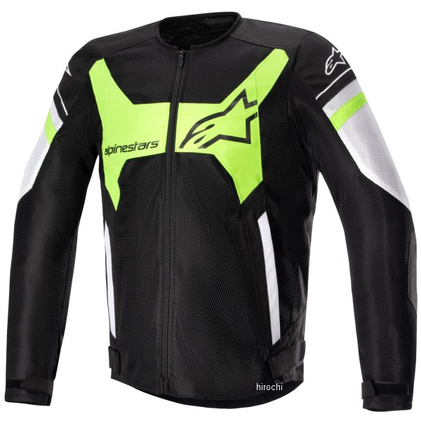 アルパインスターズ 春夏モデル T-GP X SUPERAIR ジャケット ASIA 黒/白/グリーンフロー Sサイズ 3306023 JP店