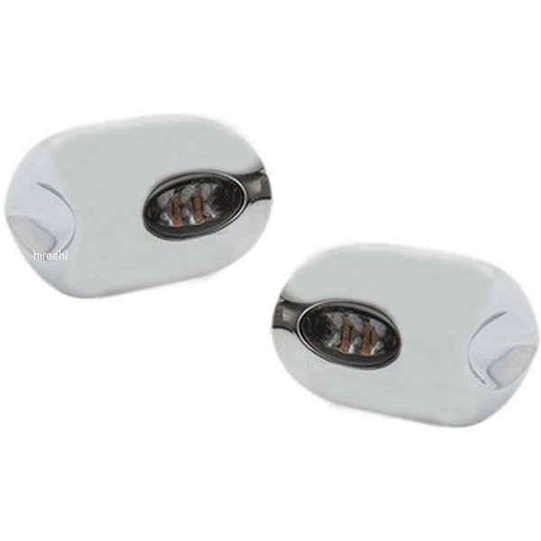 部品屋K&W ウインカー LED フロント 15年-21年 FLTR クロームメッキ K599562 JP店