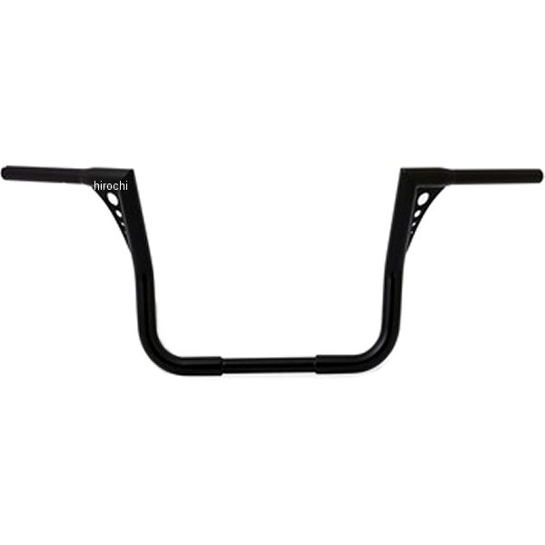 部品屋K&W バガー ハンドルバー 08-21年 FLHT/FLHX 1-1/4インチ 12インチ 黒 K928106 JP店 80,831円