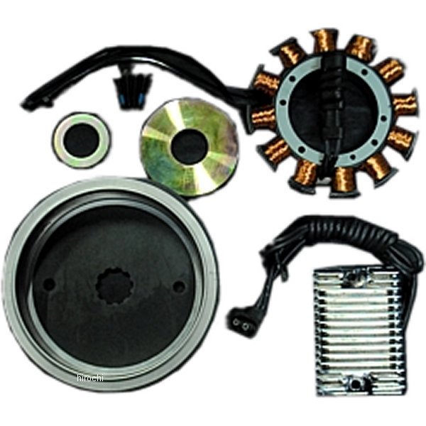 部品屋K&W オルタネーターKIT 70年-99年 BT 純正リプレイス用 P53-606 JP店