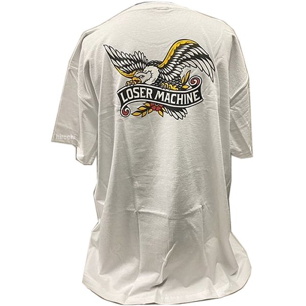部品屋K&W ルーザーマシーンカンパニー GLORY BOUND 半袖Tシャツ 白 XLサイズ P599312 JP店