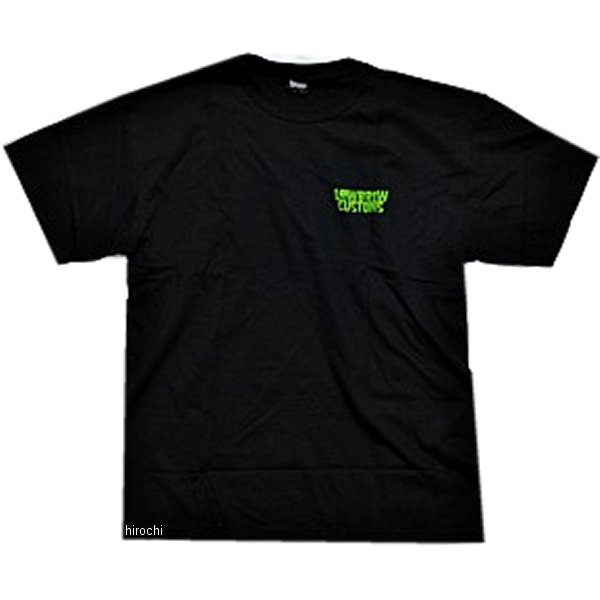 部品屋K&W LOWBROW CUSTOMS ローブローカスタムズ Tシャツ ロゴ 黒 Lサイズ P65103 JP店