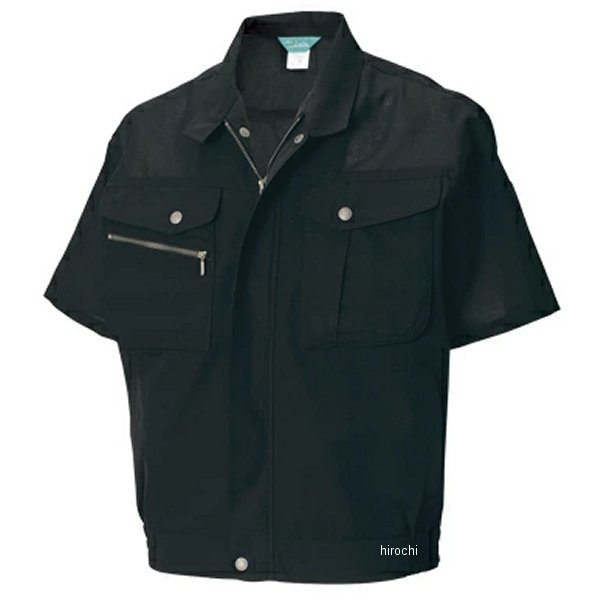 【メーカー在庫あり】 TSデザイン 半袖ブルゾン 黒 5Lサイズ 7156 JP店
