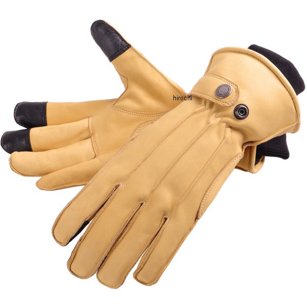 【メーカー在庫あり】 デグナー DEGNER レザー ウィンターグローブ タン Sサイズ WG-34 JP店
