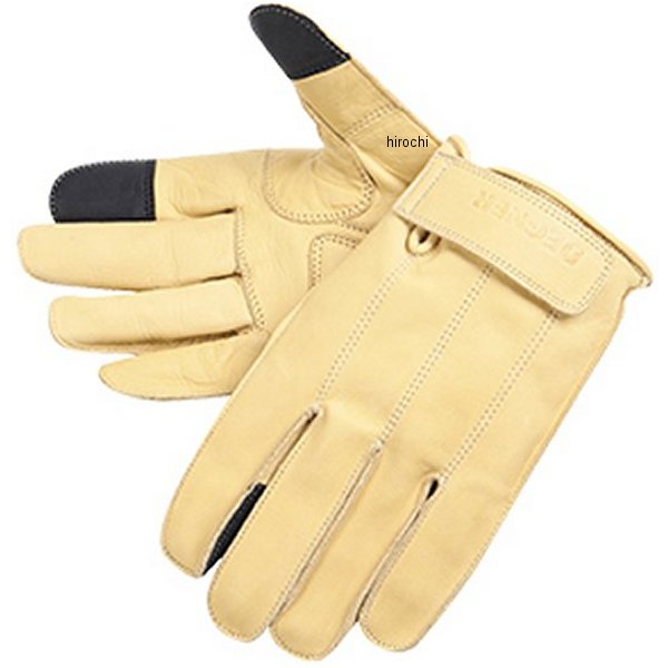 【メーカー在庫あり】 デグナー DEGNER レザーツーリンググローブ タン 2XLサイズ TG-58 JP店