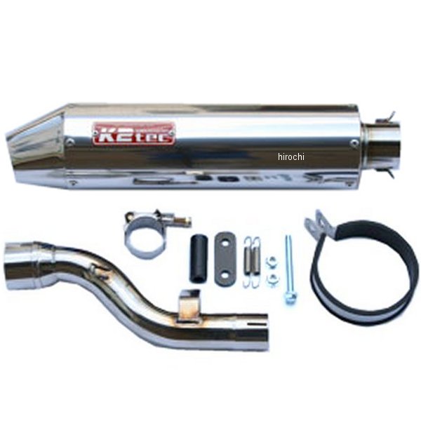 ケイツーテック K2tec スリップオンマフラー K-Dirt モタード 極小バッフル セロー250 ステンレス sero-mosus JP店|株式会社ヒロチー商事 店