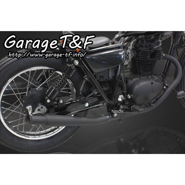 ガレージT＆F アップトランペットマフラー スリップオンタイプ 250TR 黒 250TRML07 JP店 17,692円