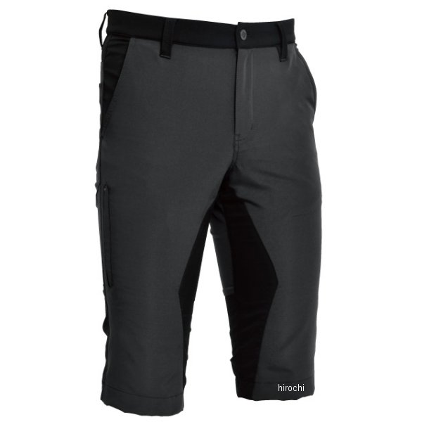 【メーカー在庫あり】 TSデザイン ハイブリッドストレッチメンズショートパンツ 黒/チャコールグレー Lサイズ 846345 JP店