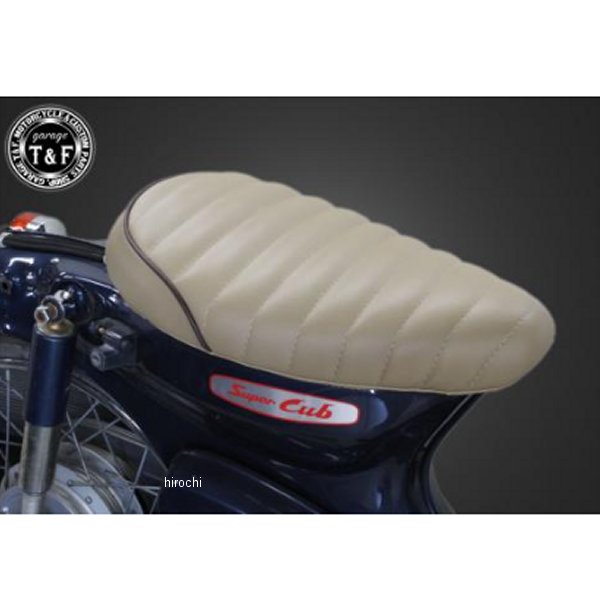ガレージT＆F タックロールシート スーパーカブC50/C70/C90/、リトルカブ ベージュ/ブラウン CUBST01BE JP店 16,397円