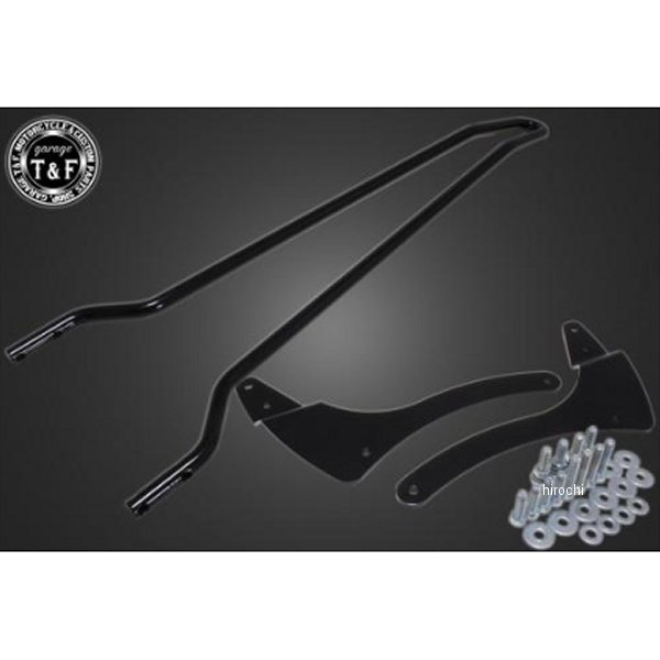 ガレージT＆F 純正フェンダー専用シーシーバー ロング ドラッグスター1100 黒 DS1100CB08BK JP店