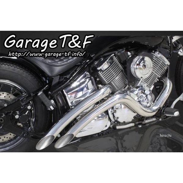 ガレージT＆F ベントマフラー ステンレス タイプ2 ドラッグスター1100 DS1100VTML03 JP店