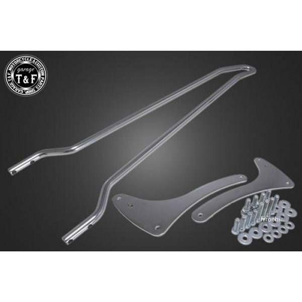 ガレージT＆F 純正フェンダー専用シーシーバー ロング ドラッグスター250 メッキ DS250CB06CR JP店