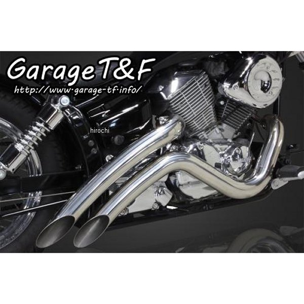 ガレージT＆F ベントマフラー ステンレス タイプ2 ドラッグスター250 DS250VTML03 JP店