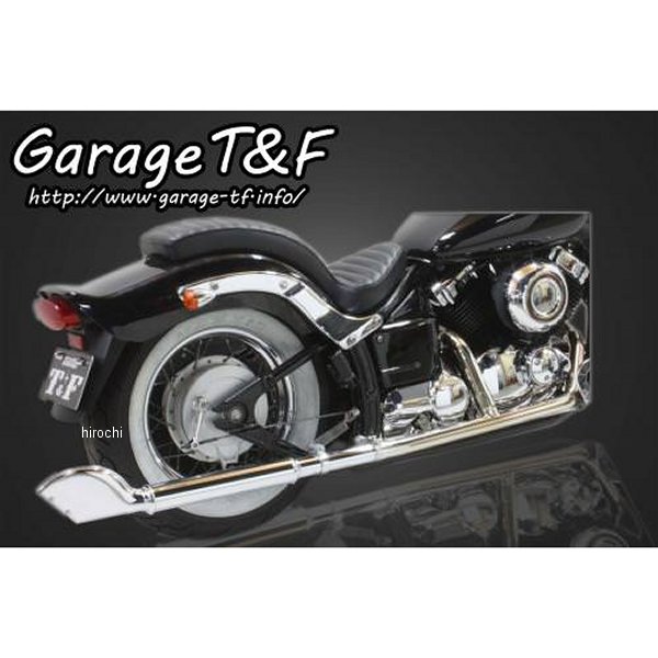 ガレージT＆F 2in1クラシックマフラー ステンレス タイプ1 ドラッグスター400 DS400CSML01 JP店