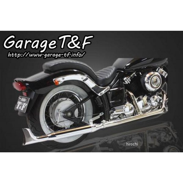 ガレージT＆F 2in1クラシックマフラー ステンレス タイプ4 ドラッグスター400 DS400CSML04 JP店