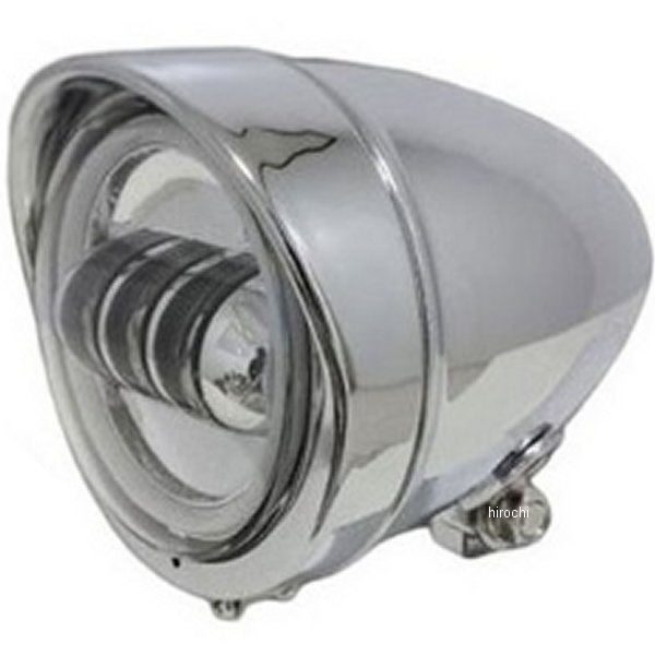 ガレージT＆F 4.5インチロケットライトプロジェクターLED(リング付き) &ライトステーキット タイプF グラストラッカー メッキ GT250HL40 JP店