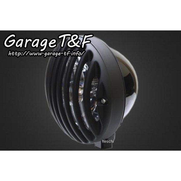 ガレージT＆F 5.75インチバードゲージヘッドライト 黒/黒 HL41 JP店