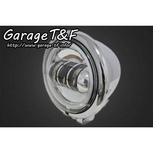 ガレージT＆F 4.5インチベーツライトプロジェクターLED(リング付き) メッキ HL68 JP店