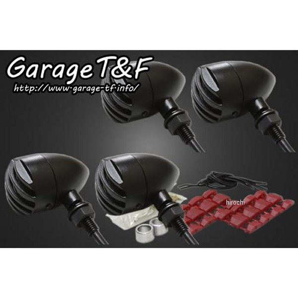 ガレージT＆F バードゲージウィンカータイプ1 ダークレンズ キット W650 黒/黒 W650WK17 JP店
