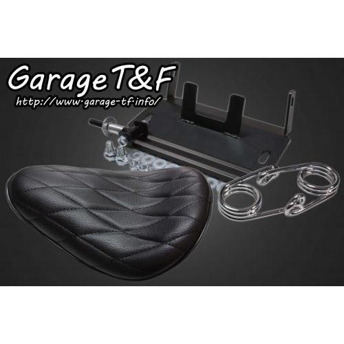 ガレージT＆F ソロシート&スプリングマウントキット タイプ:ダイヤ シャドウスラッシャー400 黒 SS400ST10 JP店