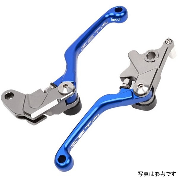 【メーカー在庫あり】 ジータ ZETA ピボットレバーセット CP 08年-17年 カワサキ 3フィンガー 青 ZE44-6012 JP店