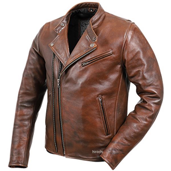 【メーカー在庫あり】 デグナー DEGNER カウレザーダブルジャケット ブラウン XLサイズ 19WJ-14 JP店｜株式会社ヒロチー商事 店 35,035円