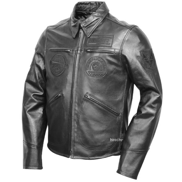 デグナー DEGNER レザーシャツカラージャケット 黒 Lサイズ 21SJ-1 JP店