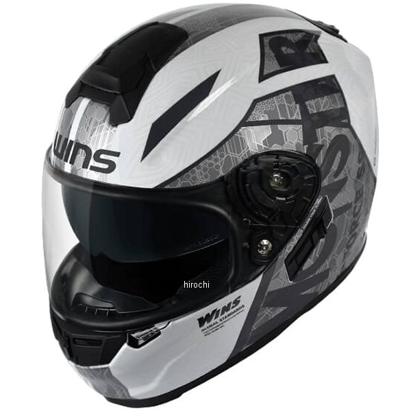 【メーカー在庫あり】 ウインズ WINS フルフェイスヘルメット G-FORCE SS MONSTER type C グロッシーホワイト Lサイズ 4560385760624 JP店