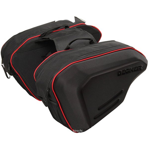 【メーカー在庫あり】 デグナー DEGNER スポーツダブルバッグ 黒/赤パイピング NB-36 JP店