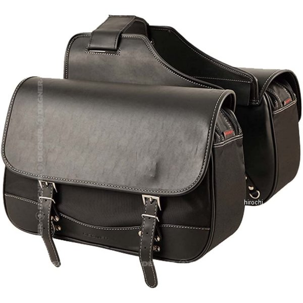【メーカー在庫あり】 デグナー DEGNER ナイロンダブルサドルバッグ 黒 NB-4B JP店