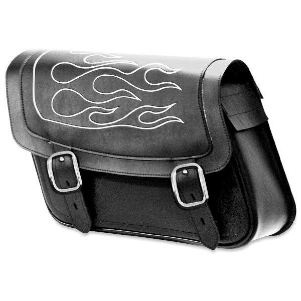 【USA在庫あり】 サドルメン Saddlemen サドルバッグ フレイム シルバー (左右ペア) ジャンボ 3501-0220 JP店