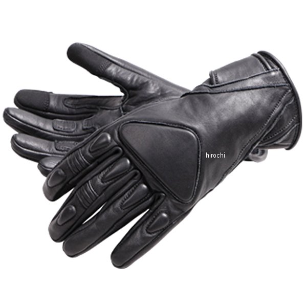 【メーカー在庫あり】 デグナー DEGNER レザーレディースグローブ 黒/黒 Mサイズ FRTG-71 JP店