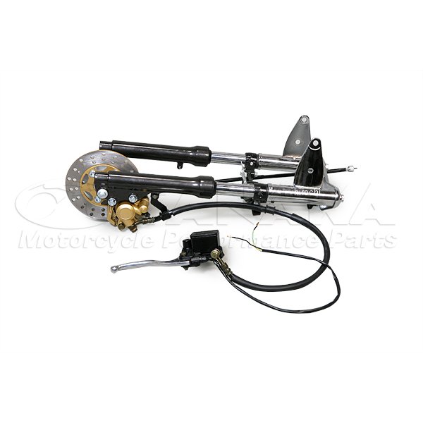 田中商会 φ26フロントフォーク 左側ディスクブレーキキット 480mm モンキー、ゴリラ 黒 ca0103 JP店 14,414円