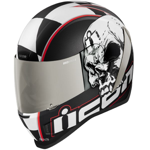 アイコン ICON フルフェイスヘルメット AIRFORM デスオアグローリー 黒 XSサイズ 0101-15007 JP店