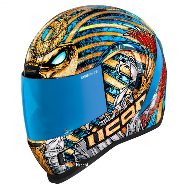 アイコン ICON フルフェイスヘルメット AIRFORM PHARAOH ゴールド Sサイズ 0101-14086 JP店