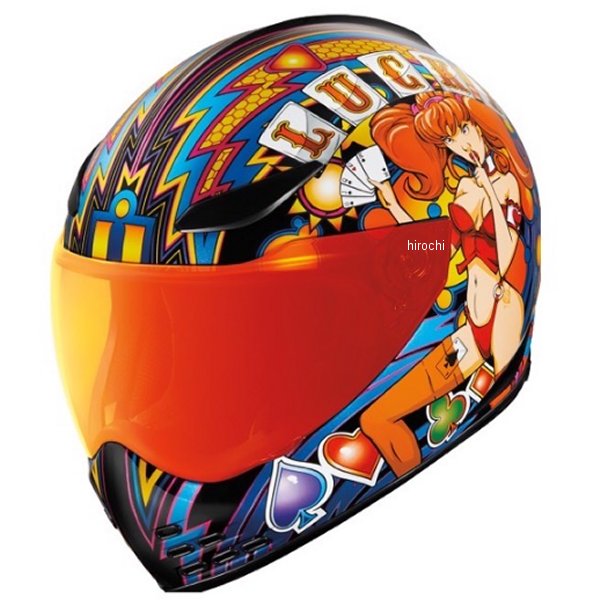 アイコン ICON フルフェイスヘルメット DOMAIN LUCKY LID 4 赤 XLサイズ 0101-14955 JP店｜株式会社ヒロチー商事 店
