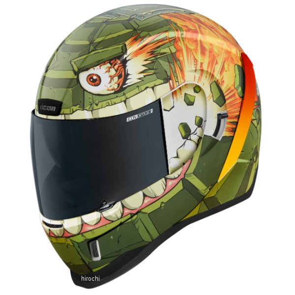 アイコン ICON フルフェイスヘルメット AIRFORM GRENADIER 緑 3XLサイズ 0101-14747 JP店
