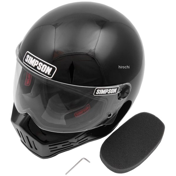 3305115800 シンプソン SIMPSON フルフェイスヘルメット M30 黒 58cm 7-1/4 4562363241279 JP店
