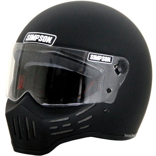 3305125900 シンプソン SIMPSON フルフェイスヘルメット M30 マットブラック 59cm 7-3/8 4562363241347 JP店