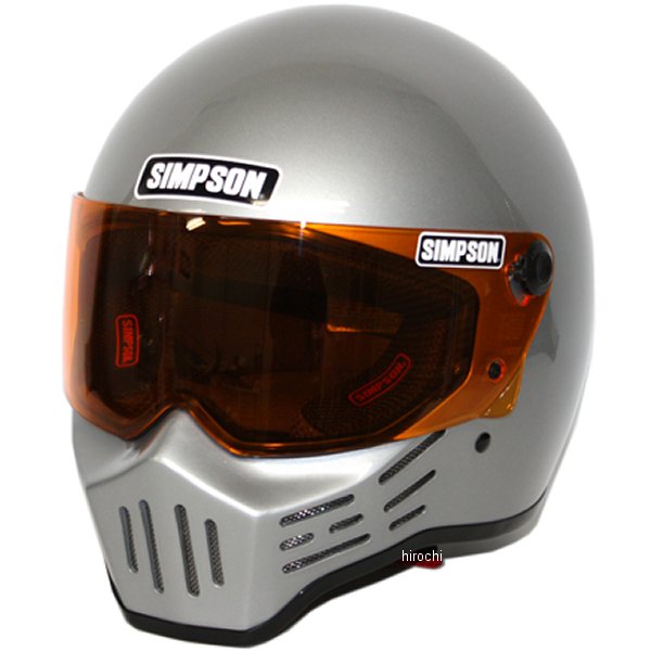3305185700 シンプソン SIMPSON フルフェイスヘルメット M30 シルバー 57cm 4562363241576 JP店
