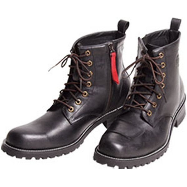 デグナー DEGNER シフトガード付レザーZIPブーツ 黒 28cm HS-B6 JP店