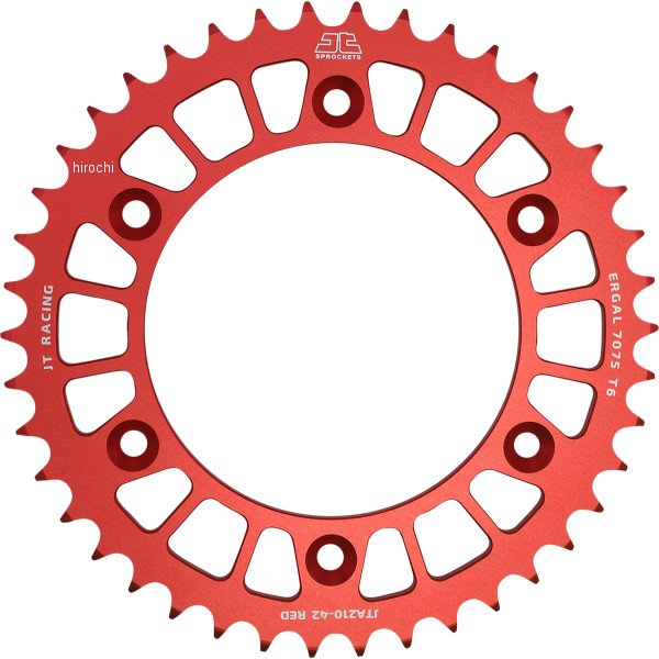 【USA在庫あり】 JT スプロケット リア 42T 96年-04年 XR400R 赤 1211-2563 JP店
