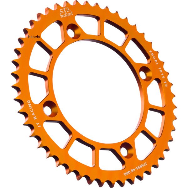 【USA在庫あり】 JT スプロケット リア 48T ハスクバーナ、KTM オレンジ 1211-2624 JP店