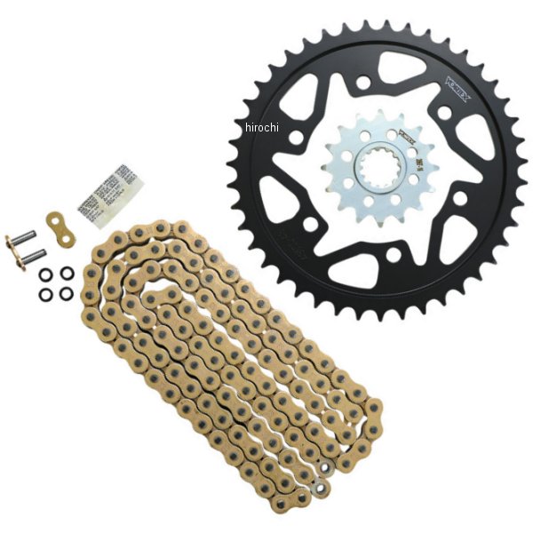 【USA在庫あり】 ボルテックス Vortex チェーン、スプロケット キット 525SX3 16T/43T 18年-21年 MT-10 1230-1551 JP店