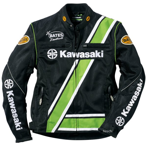 カワサキ純正 カワサキ×BATES クラシックメッシュジャケット 黒 Lサイズ J8001-2910 JP店