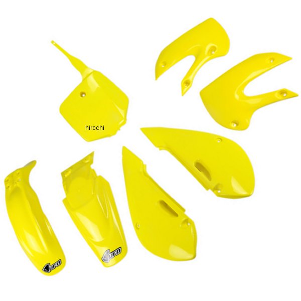 【USA在庫あり】 UFO PLAST ユーフォープラスト ボディキット 01年-09年 KLX110 イエロー 1403-2937 JP店