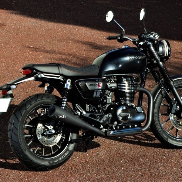 ストライカー STRIKER スリップオンマフラー メガホン DLIVE ストリートライン JMCA GB350、GB350S 耐熱ブラック DLI-1650STJ-B JP店