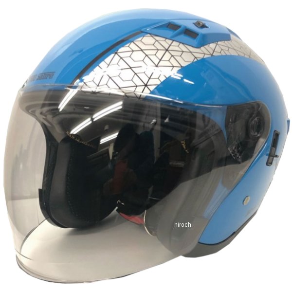 【メーカー在庫あり】 モトバイパー Moto-Viper ジェットヘルメット SABRE TYRRHENIAN 青 Mサイズ MP500 JP店|株式会社ヒロチー商事 店