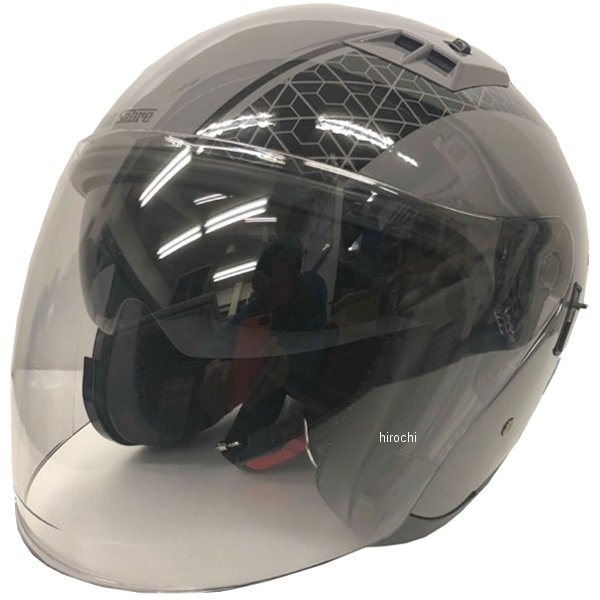 モトバイパー Moto-Viper ジェットヘルメット SABRE MONZA グレー Lサイズ MP500 JP店|株式会社ヒロチー商事 店